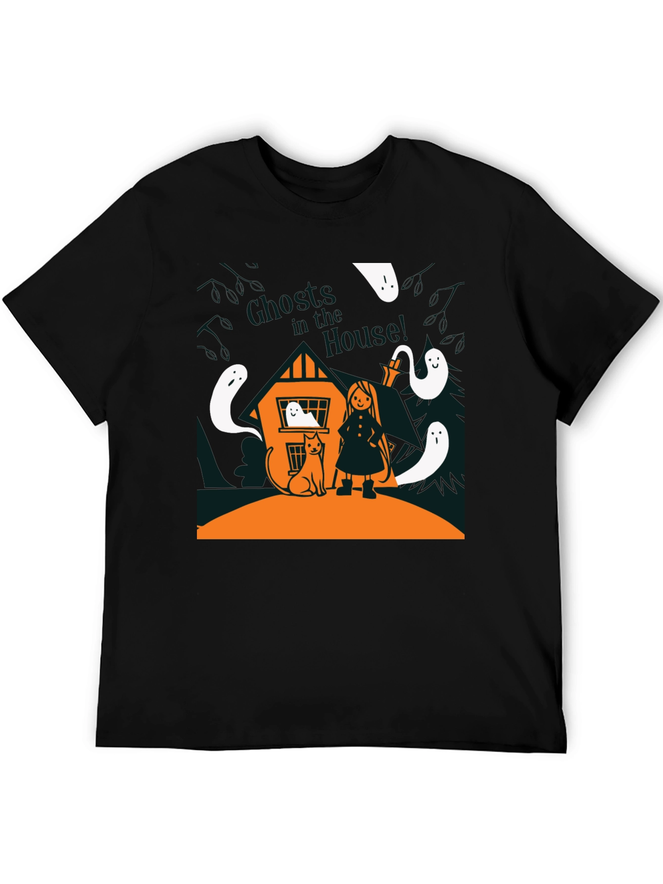 Ghost House Halloween T-Shirt