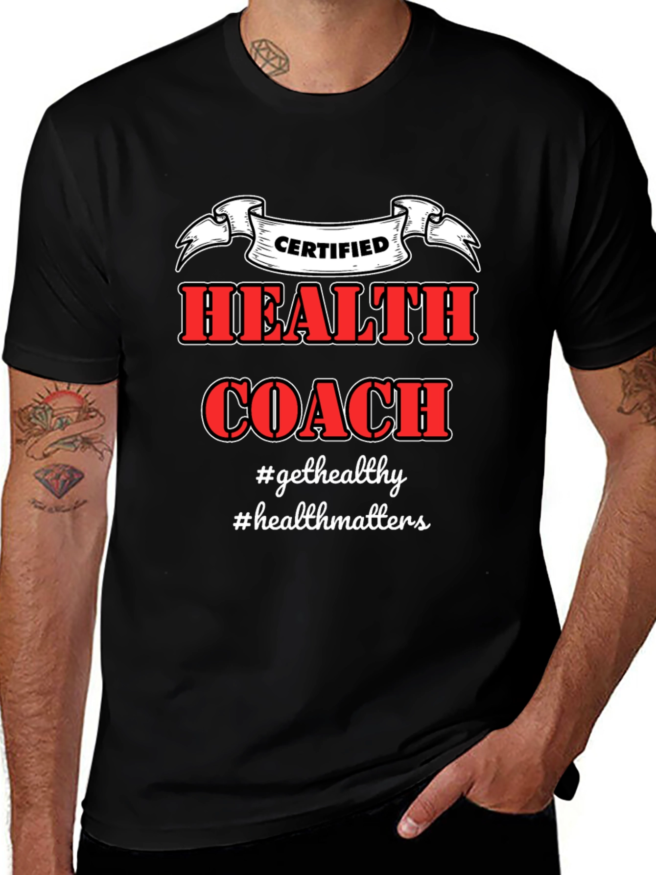 Certified Health Coach T-Shirt - Get Healthy!