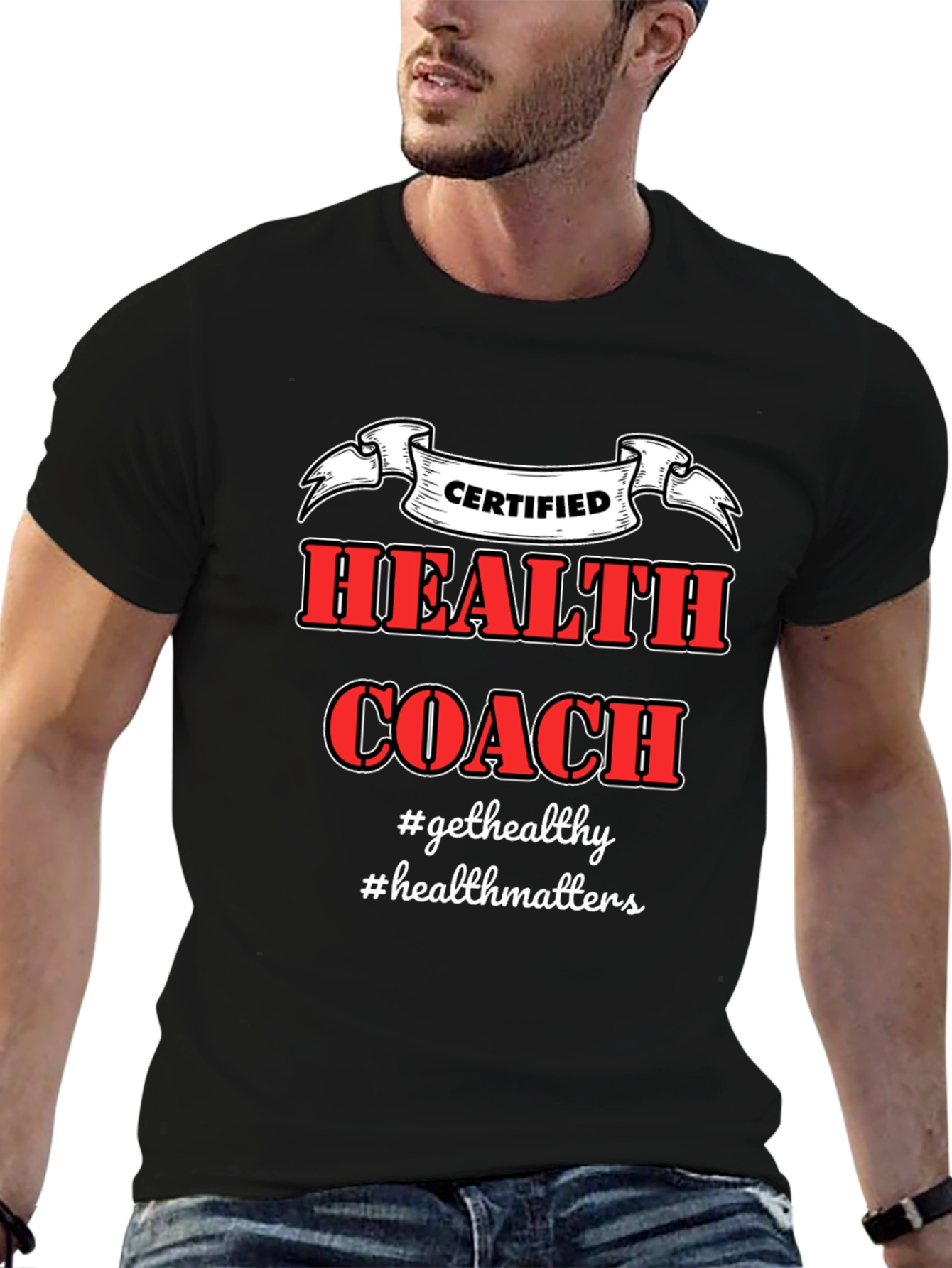 Certified Health Coach T-Shirt - Get Healthy!