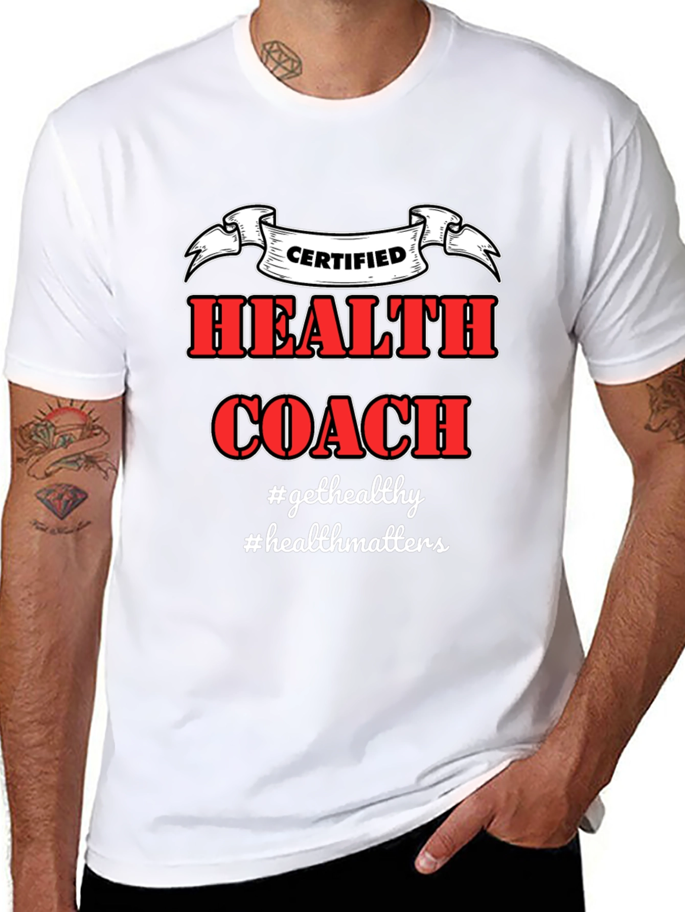 Certified Health Coach T-Shirt - Get Healthy!
