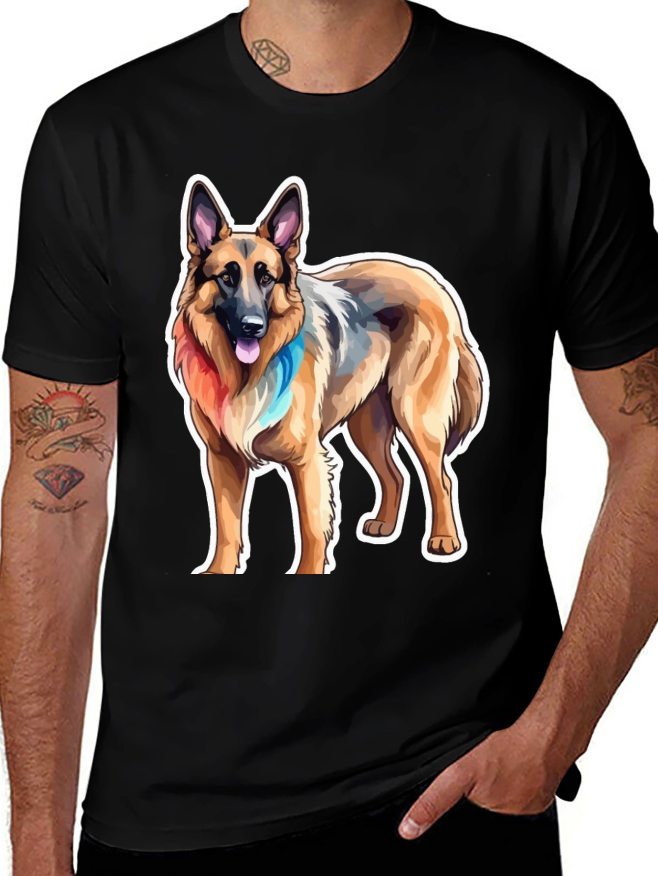 German Shepherd Dog Graphic Tee