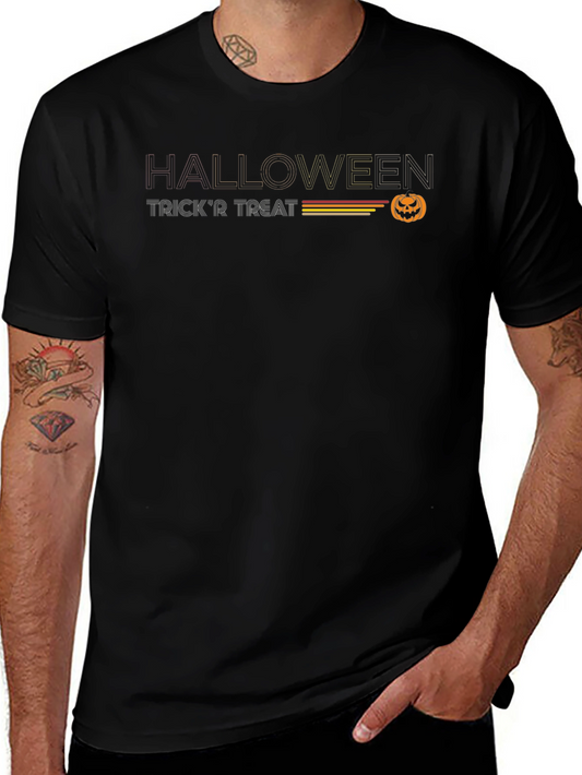 Halloween Trick r Treat Retro Style Graphic T-Shirt
