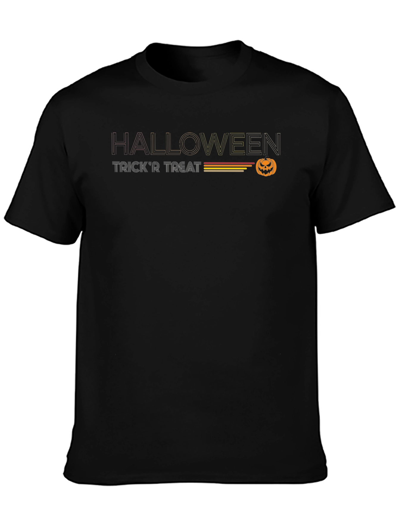 Halloween Trick r Treat Retro Style Graphic T-Shirt