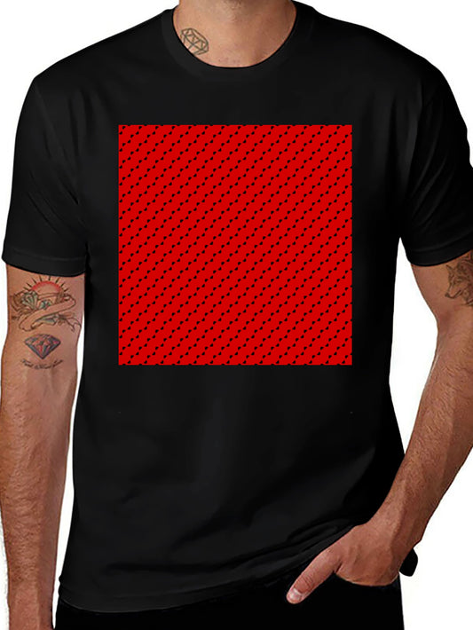 Red Patterned Tee