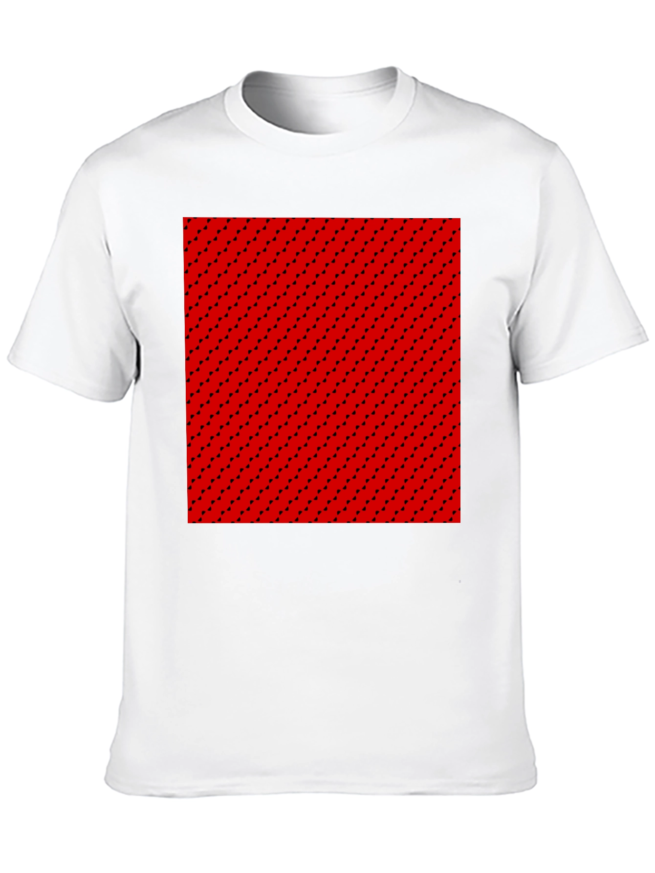 Red Patterned Tee