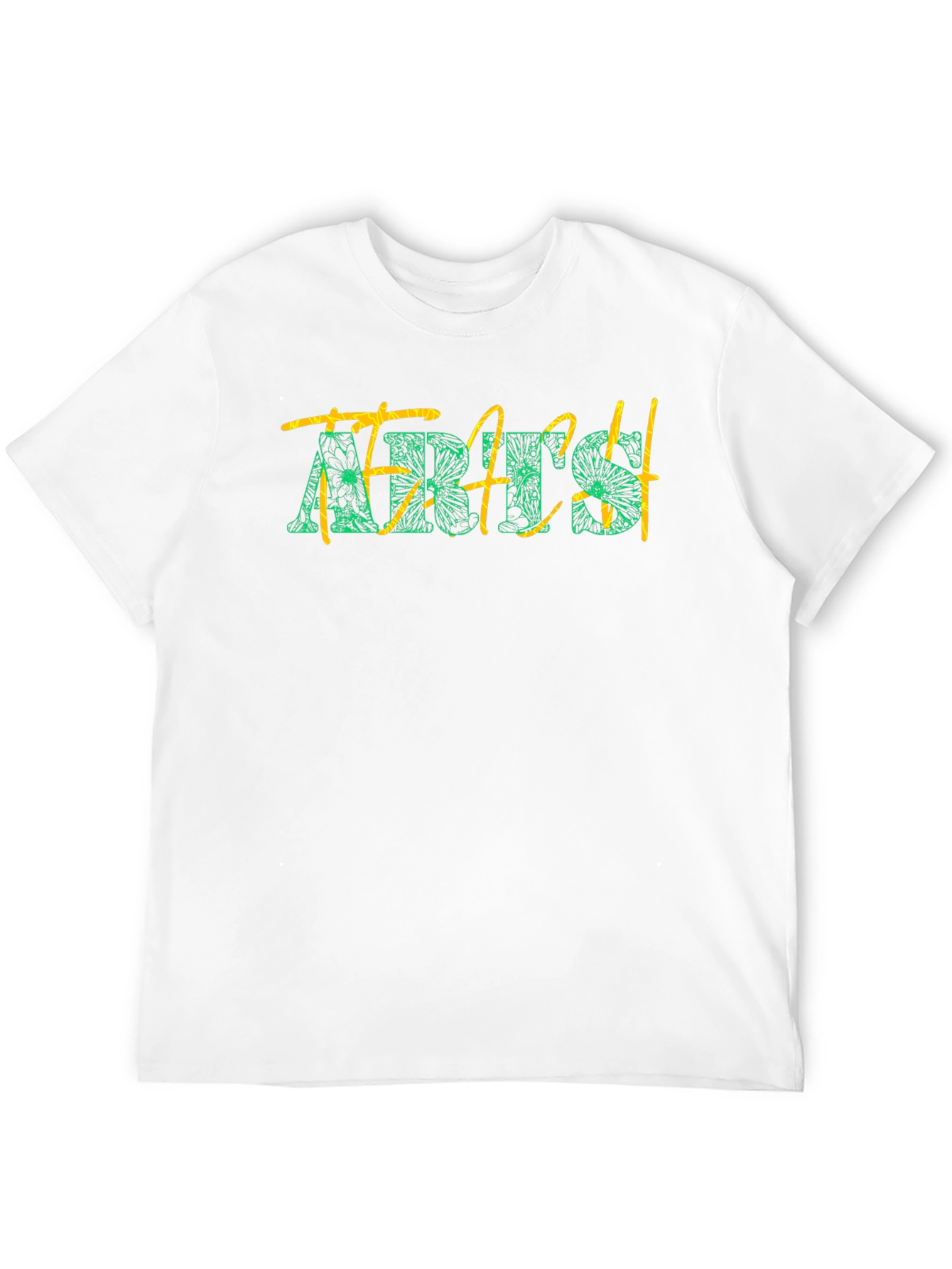 Floral Teach T-Shirt - Black
