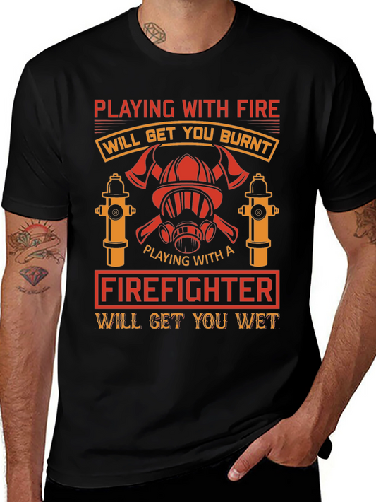 Firefighter Humor Graphic T-Shirt