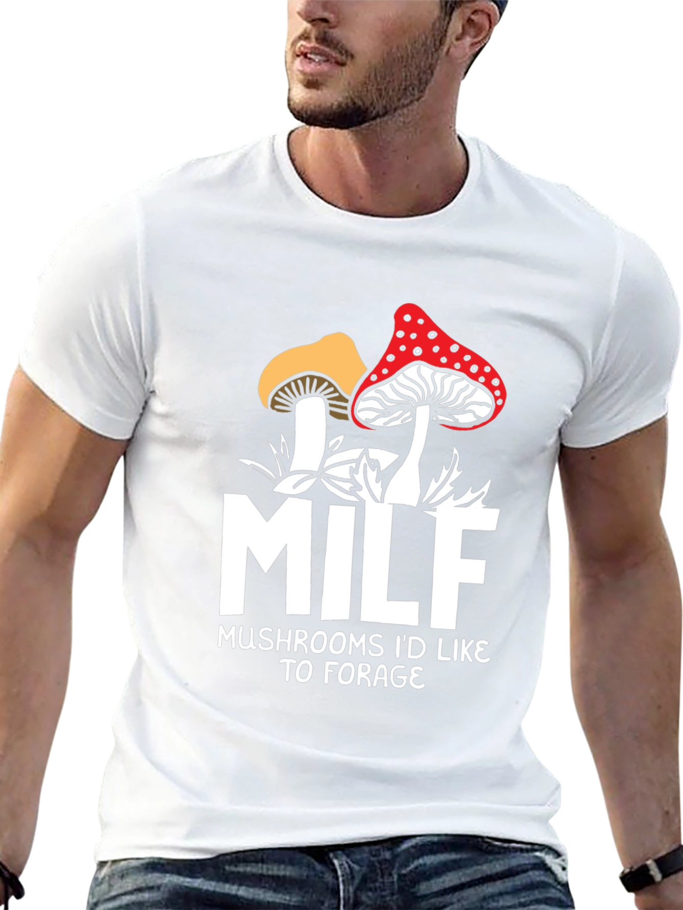 MILF Mushrooms T-Shirt: Forage Humor Tee