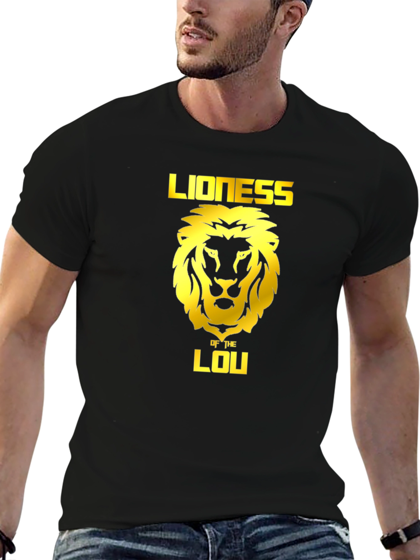 Lioness of the Lou Black T-Shirt - Graphic Tee