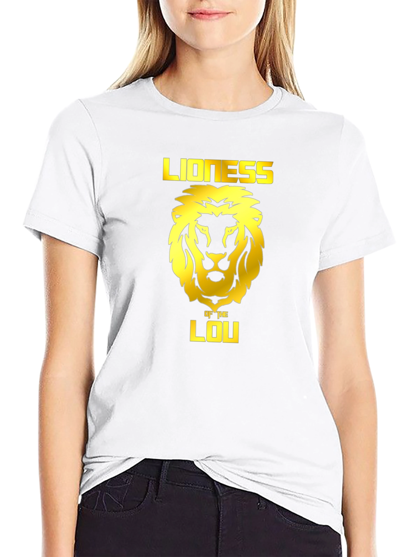Lioness of the Lou Black T-Shirt - Graphic Tee