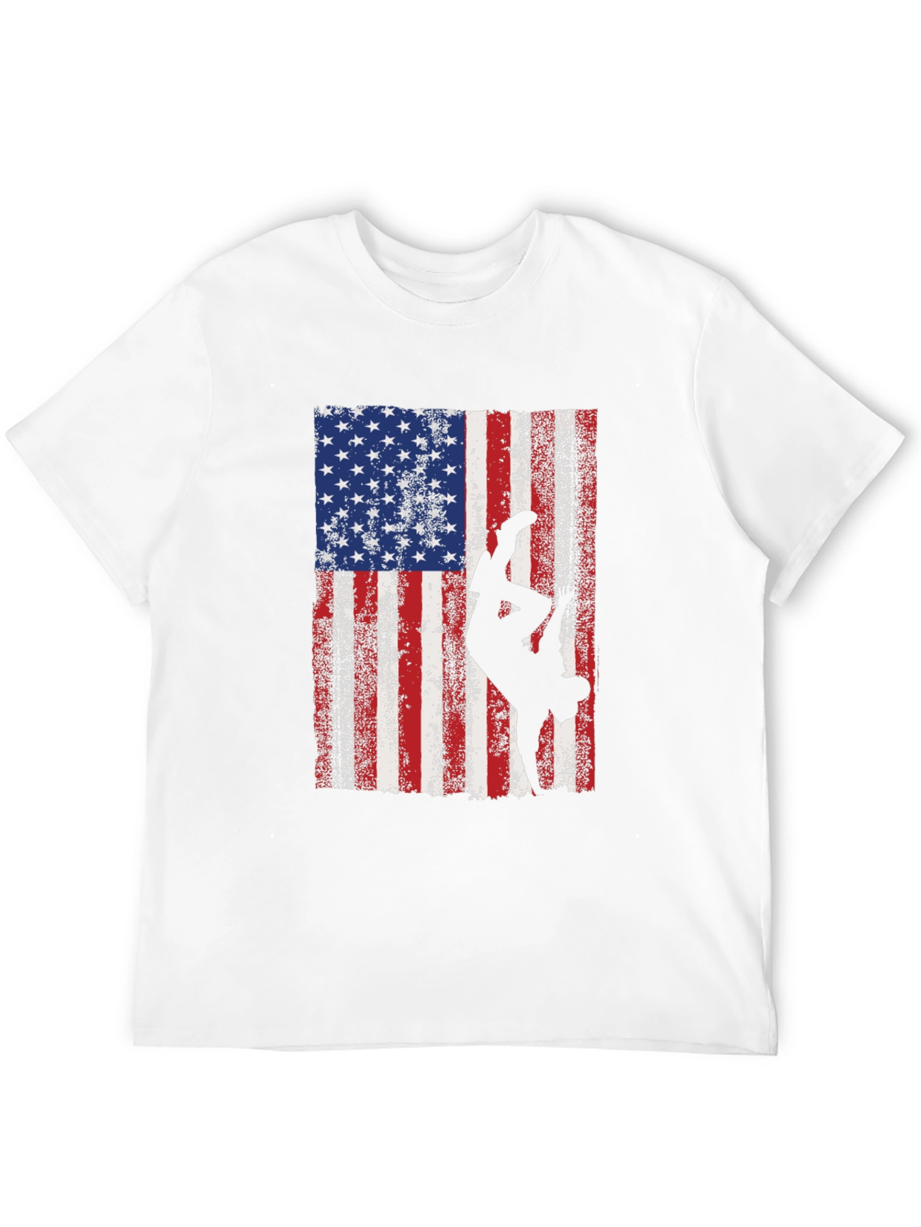 American Flag Breakdancer Graphic Tee