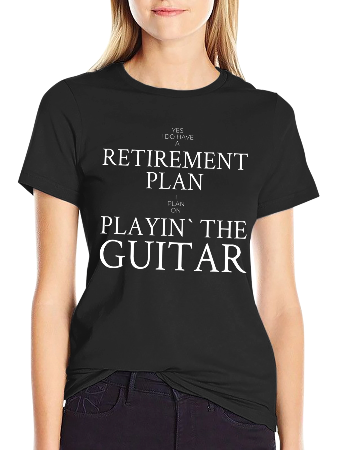 Guitar Retirement Plan T-Shirt - Musician Gift