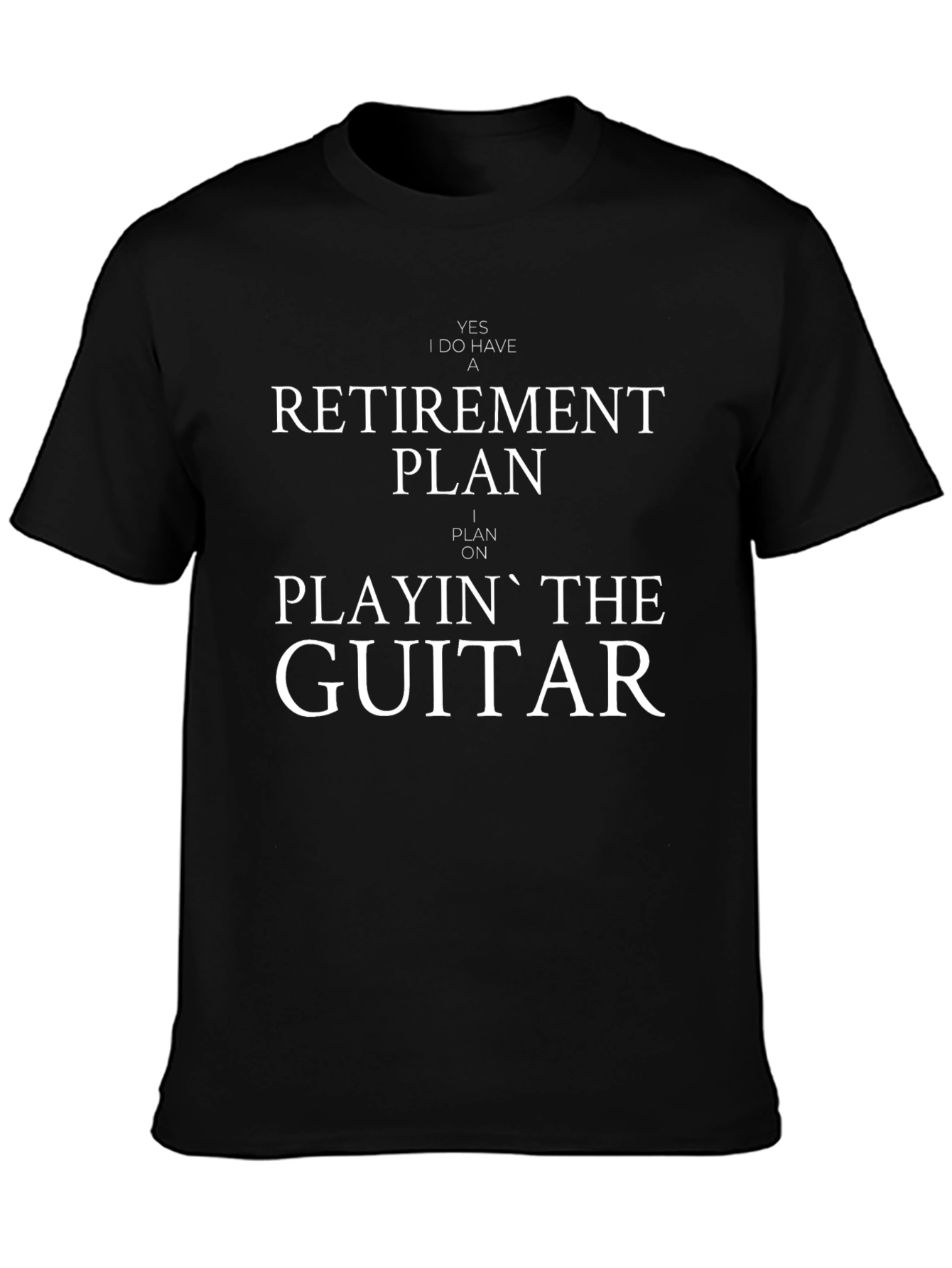 Guitar Retirement Plan T-Shirt - Musician Gift