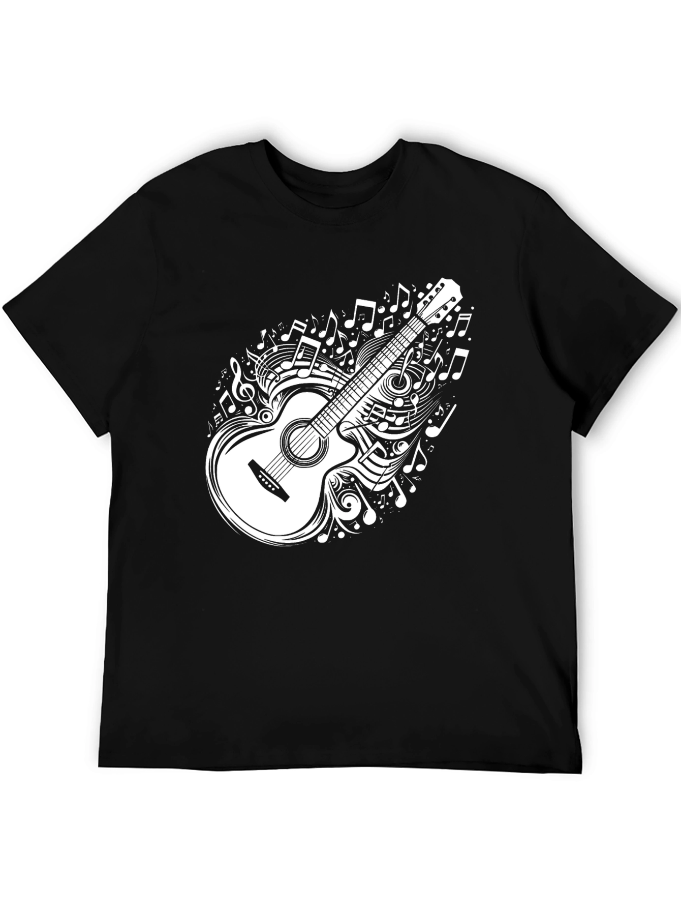 Guitar Music Graphic Tee