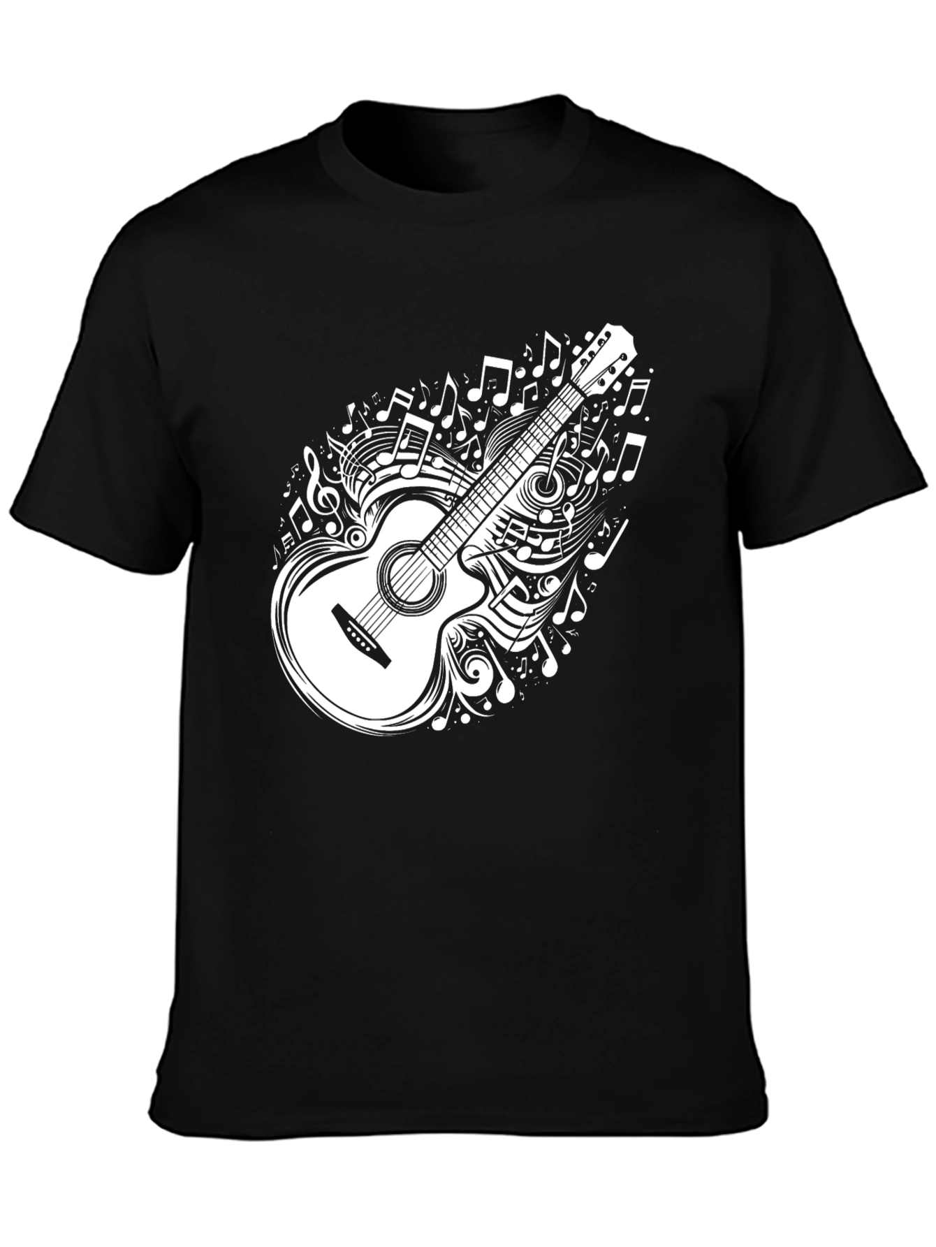 Guitar Music Graphic Tee