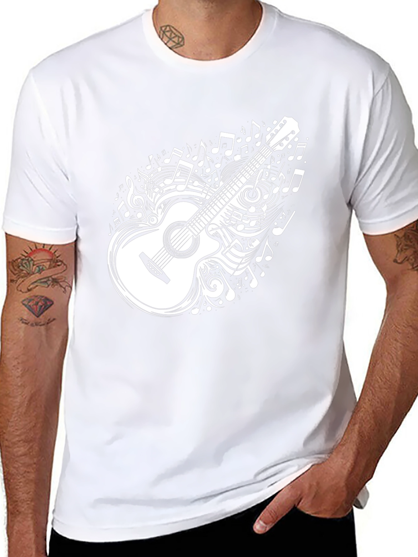 Guitar Music Graphic Tee