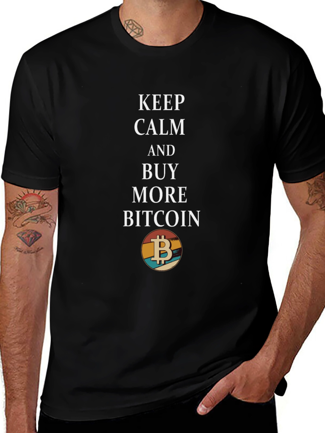Keep Calm Buy Bitcoin Graphic Tee