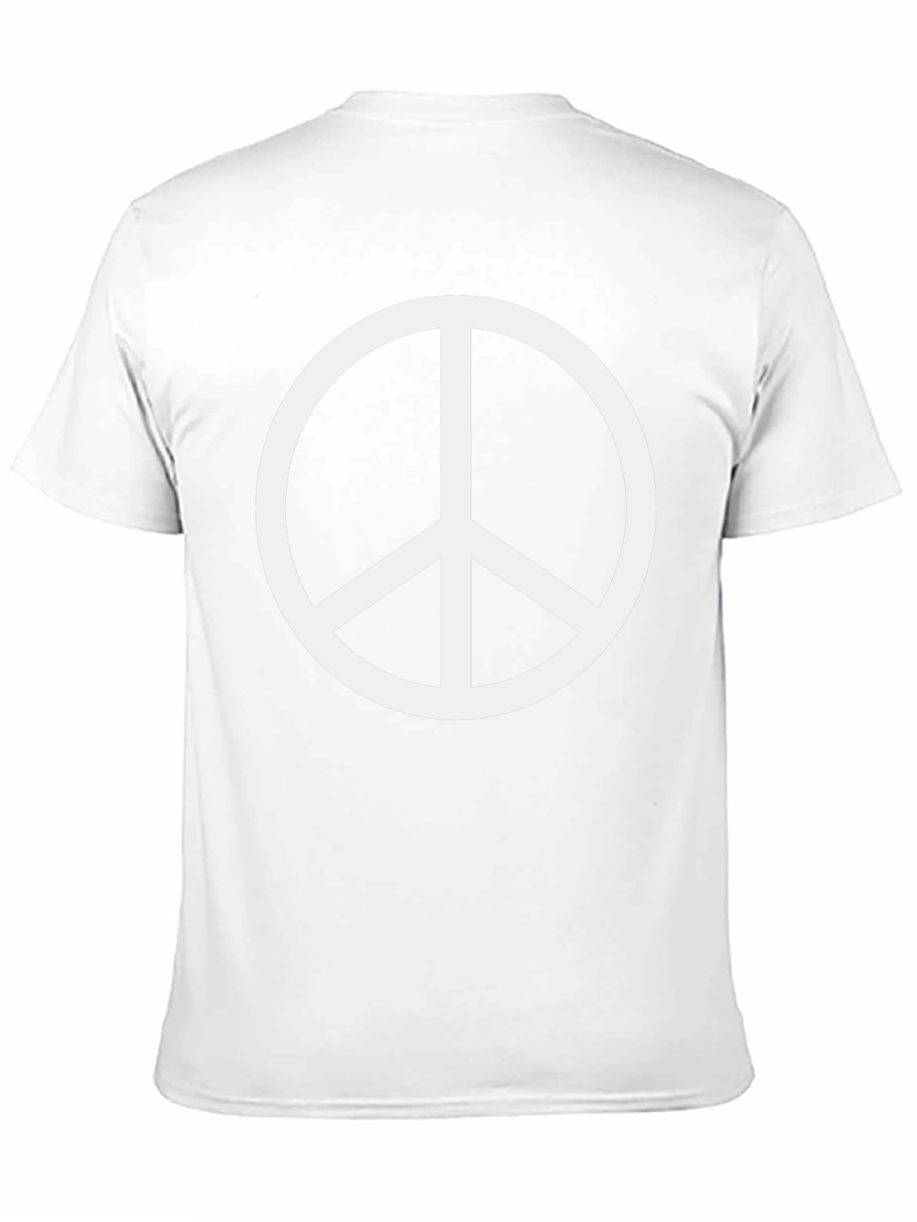Peace Sign Graphic T-Shirt - Black