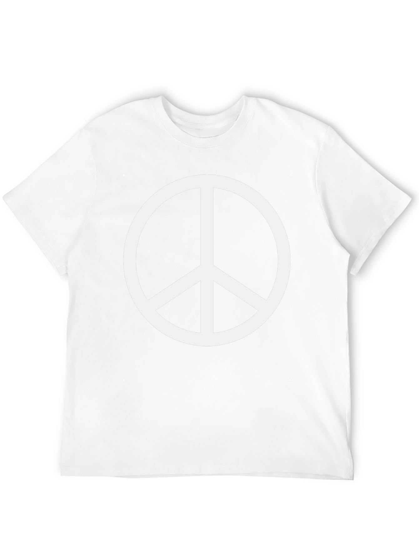 Peace Sign Graphic T-Shirt - Black