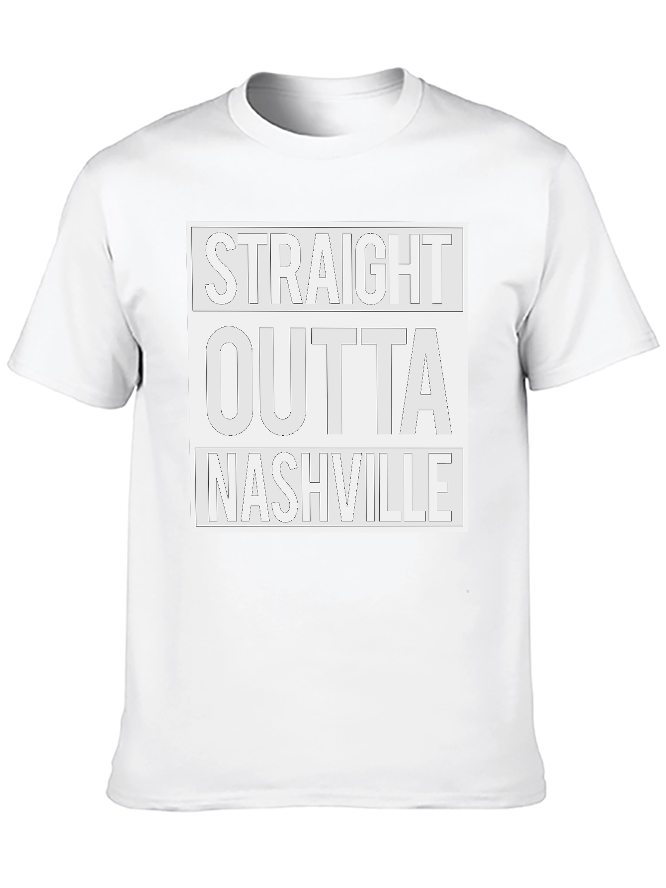 Straight Outta Nashville Graphic Tee - Unisex