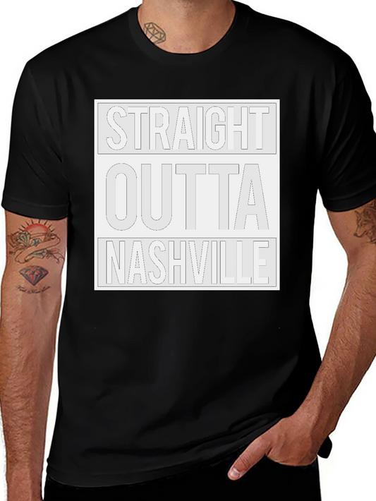 Straight Outta Nashville Graphic Tee - Unisex