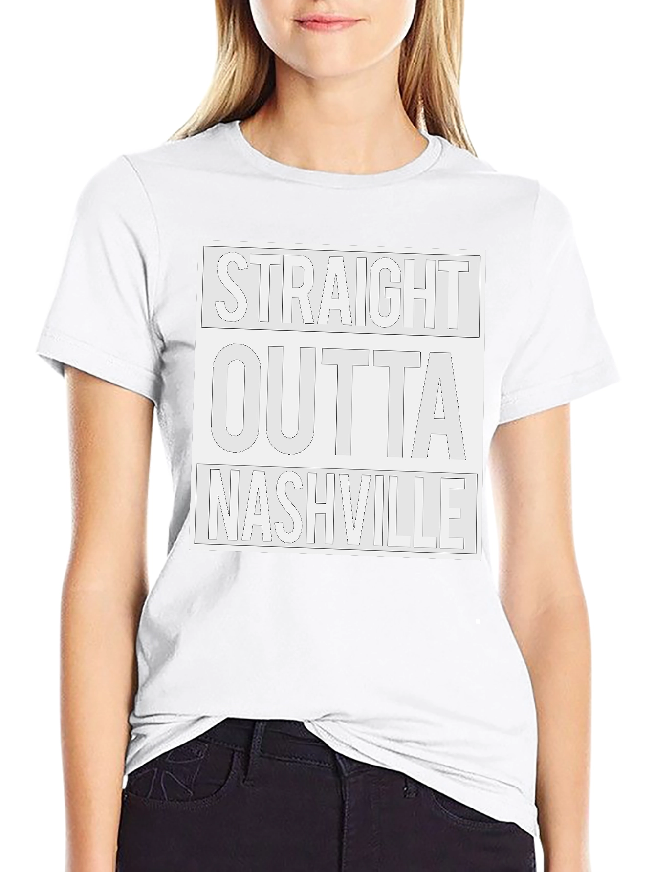 Straight Outta Nashville Graphic Tee - Unisex