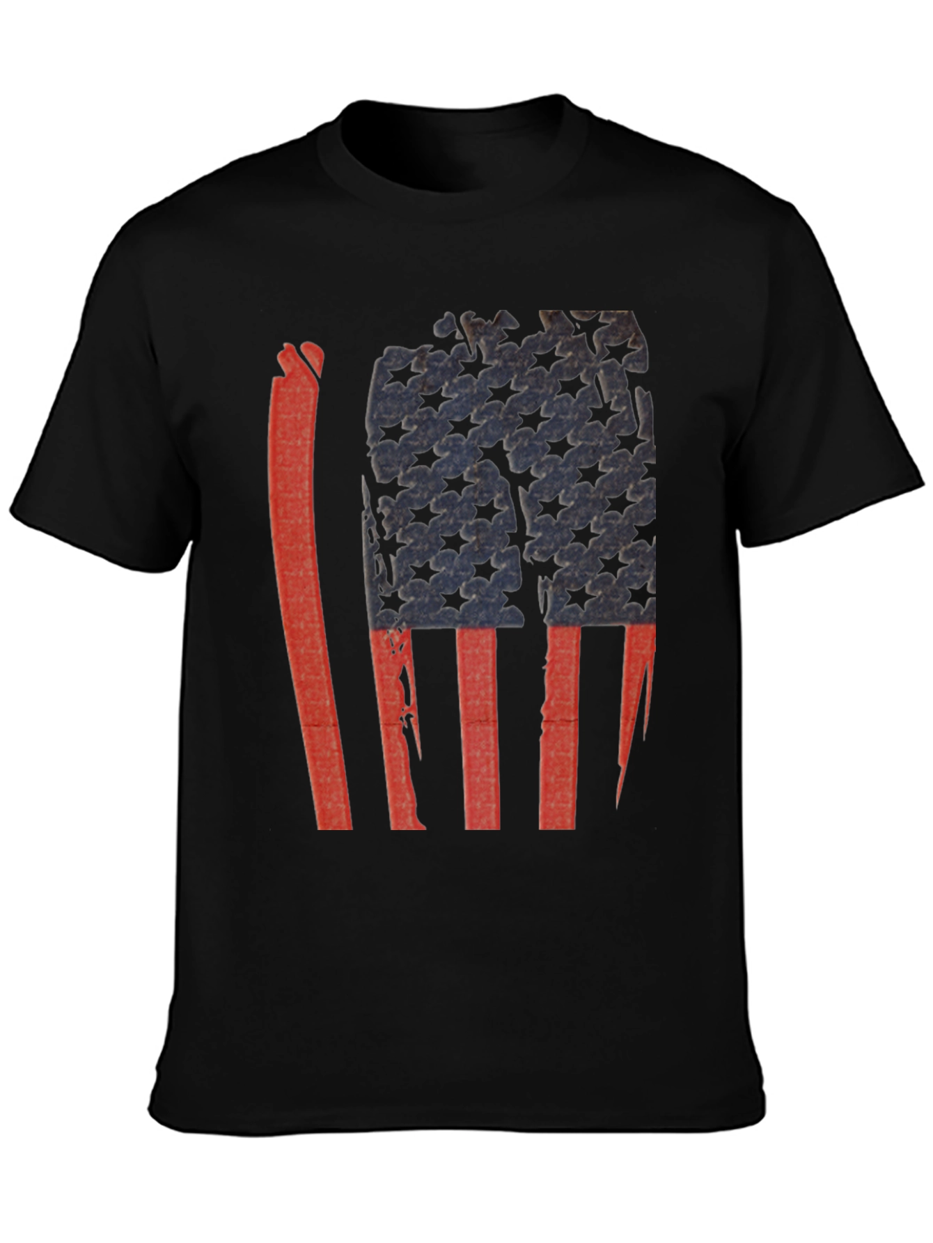 Distressed American Flag Graphic Tee