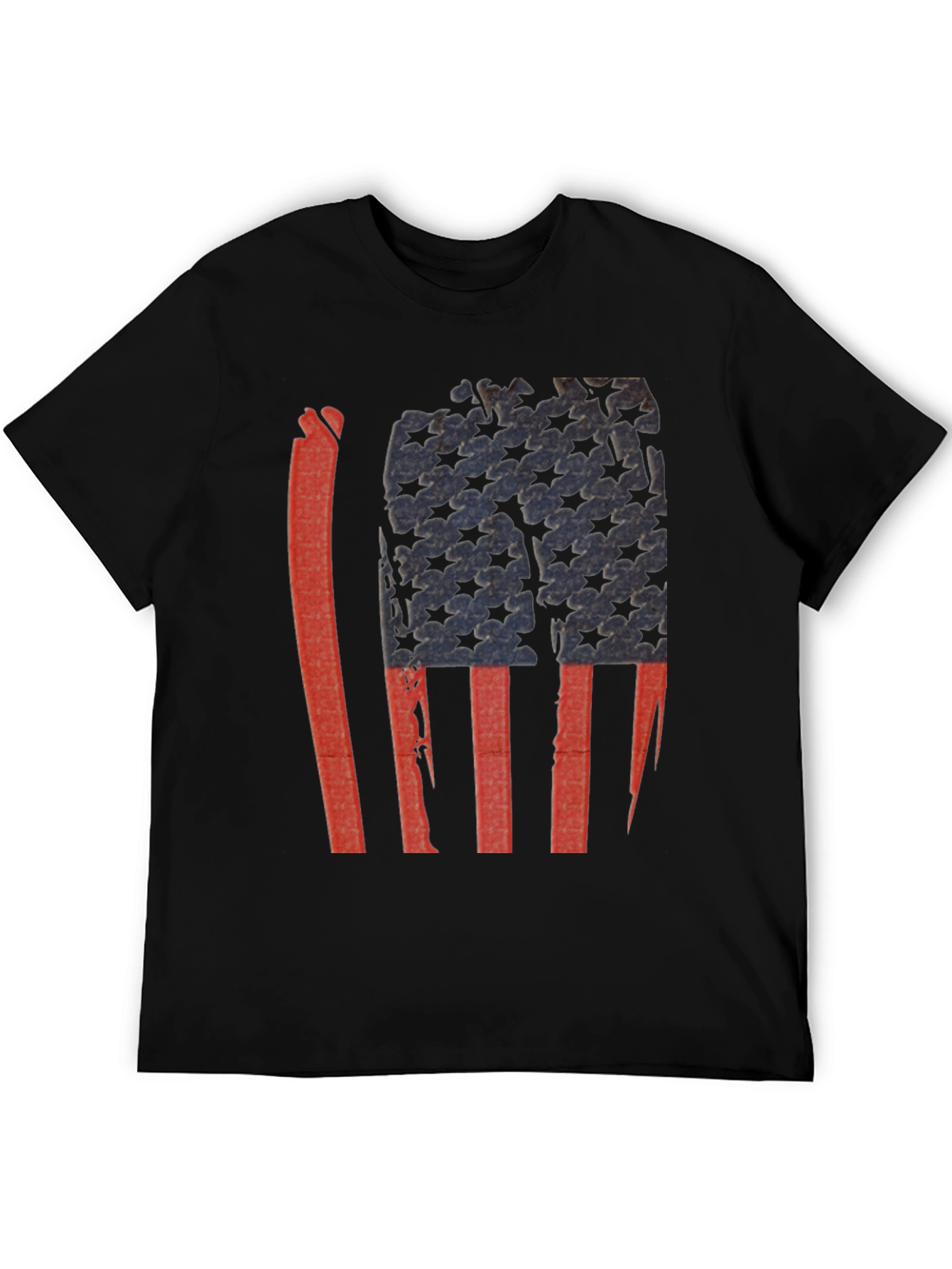 Distressed American Flag Graphic Tee