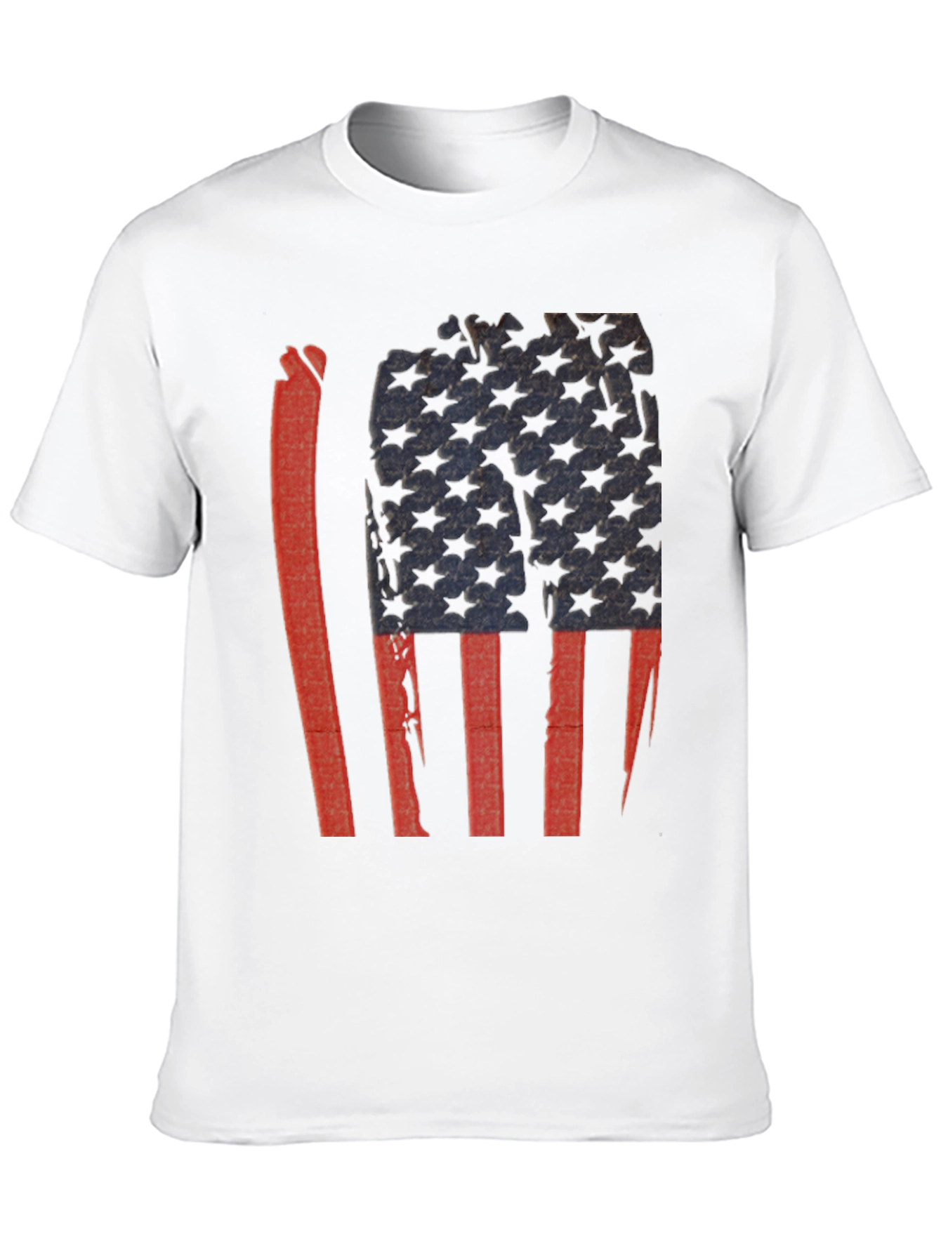 Distressed American Flag Graphic Tee
