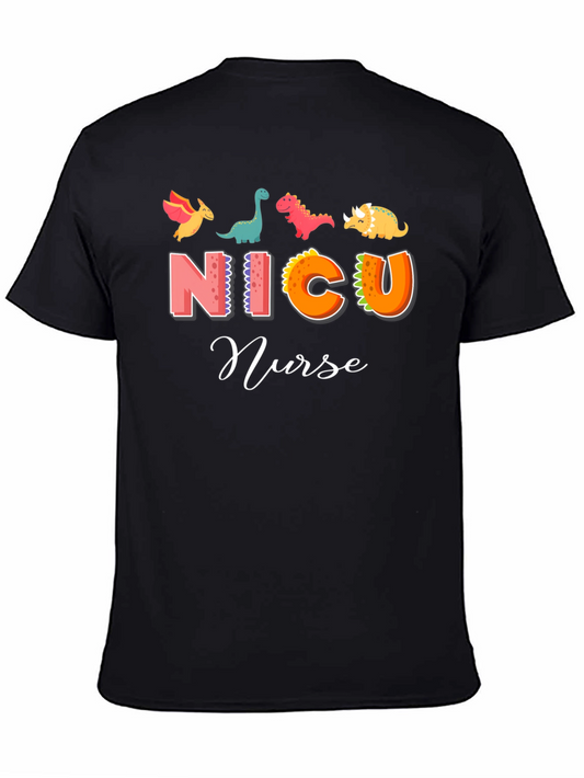 NICU Nurse Dinosaur Graphic Tee