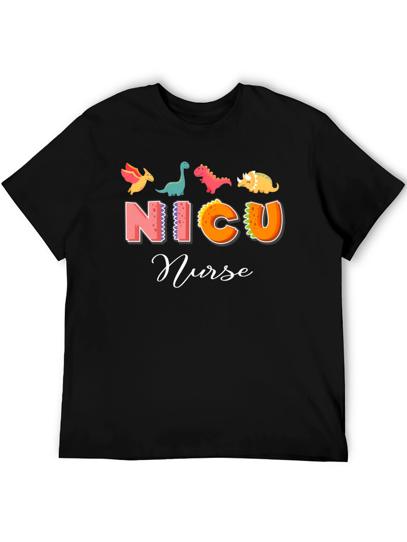 NICU Nurse Dinosaur Graphic Tee