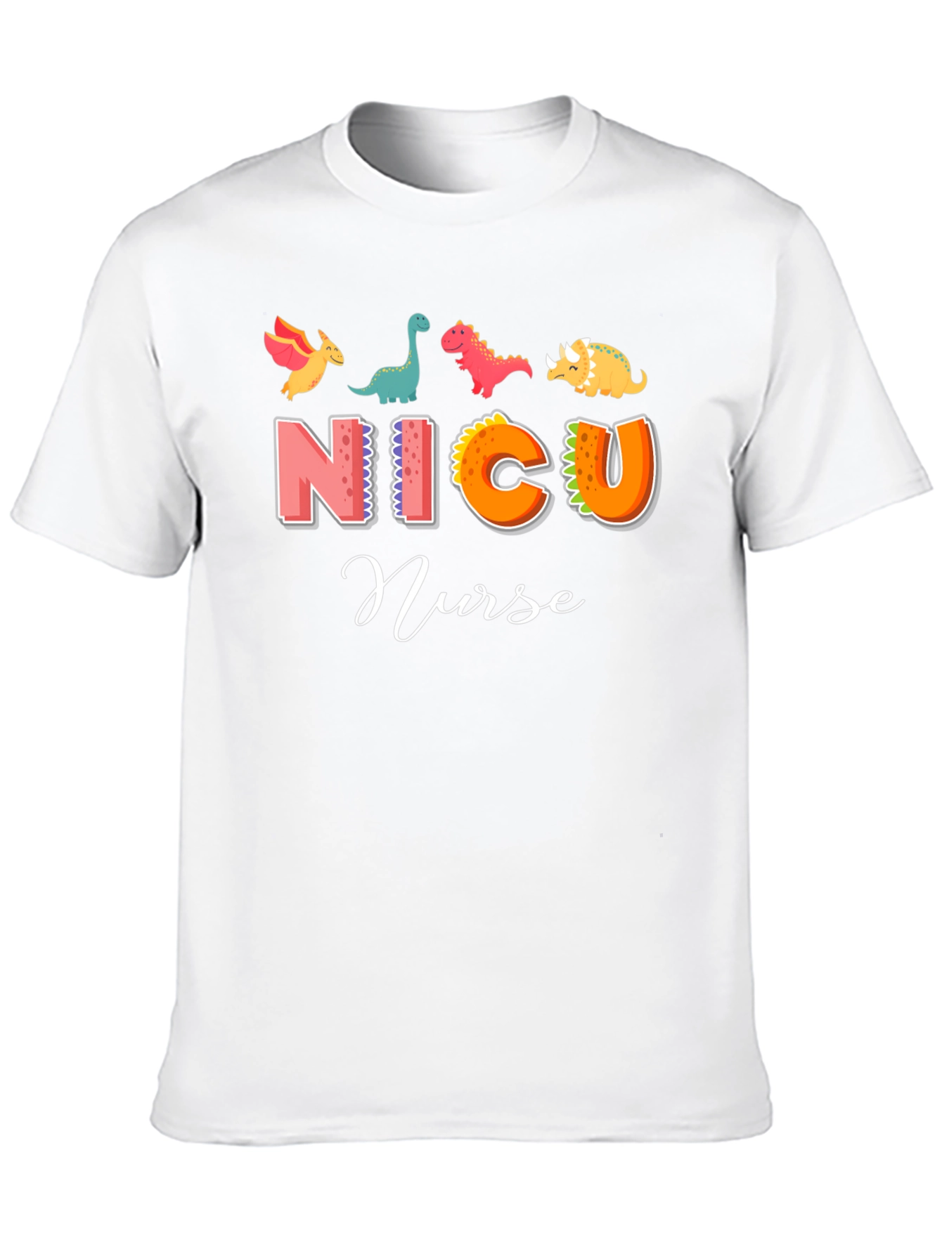 NICU Nurse Dinosaur Graphic Tee