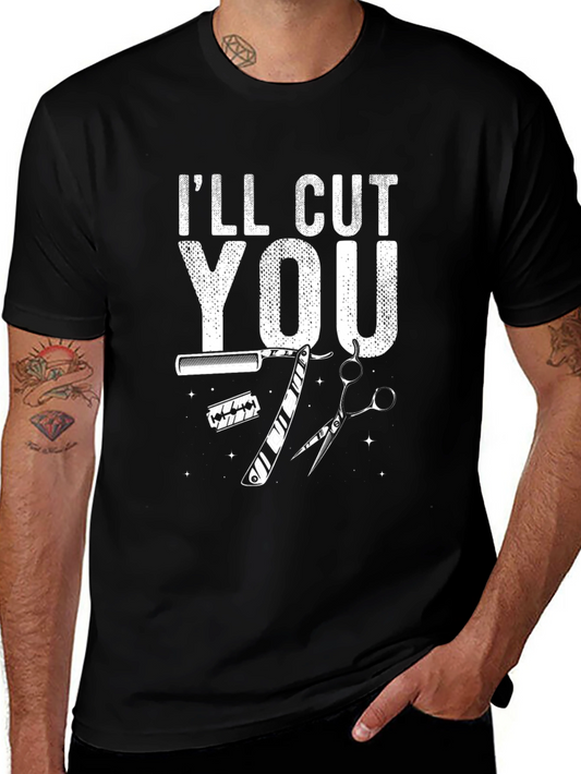 Ill Cut You Barber Graphic T-Shirt