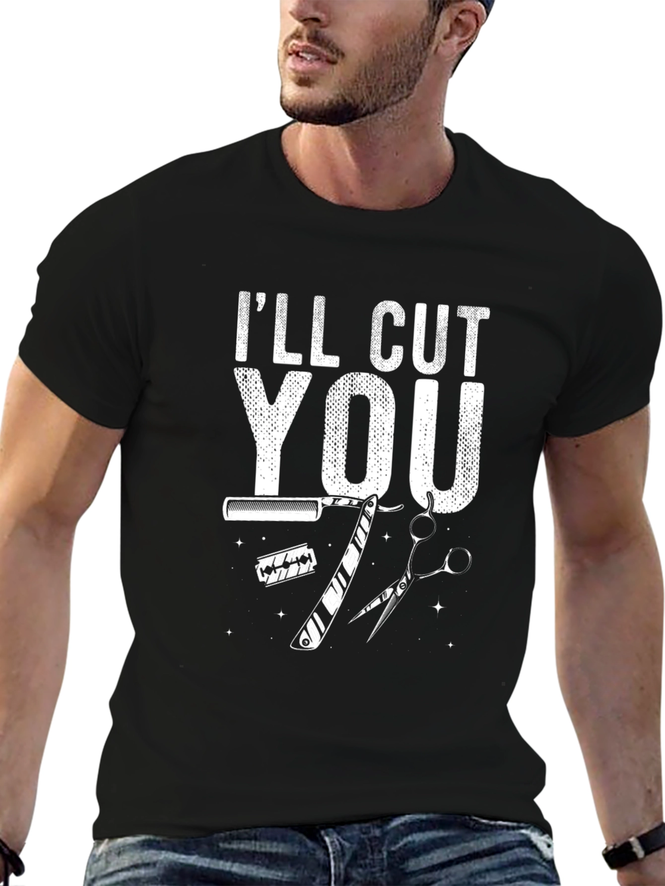 Ill Cut You Barber Graphic T-Shirt