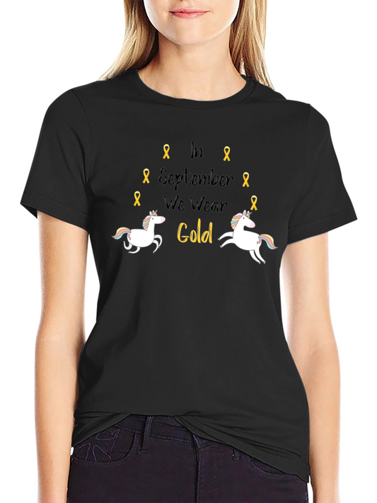 September Gold Awareness Tee - Unisex