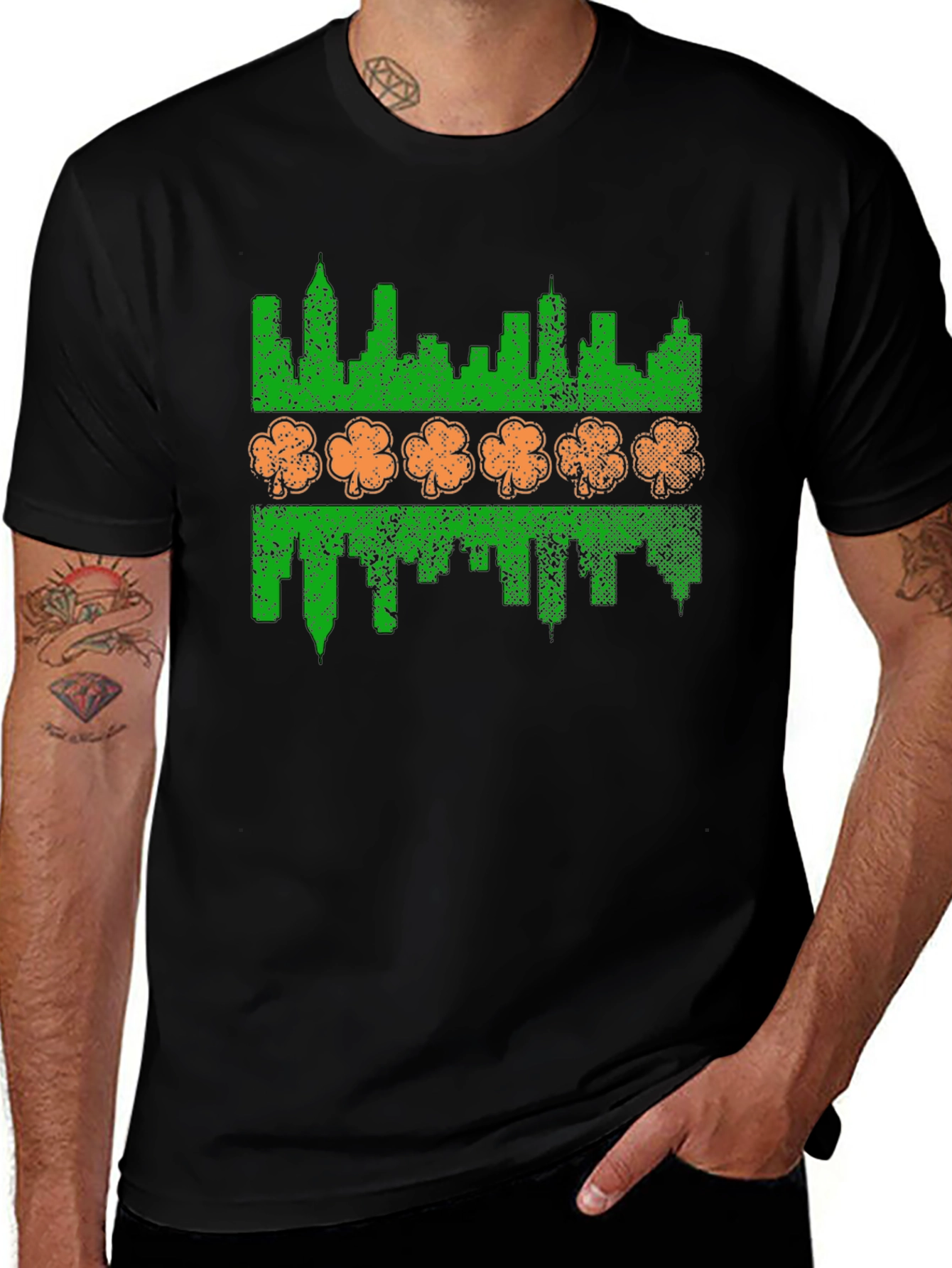 Shamrock Cityscape Graphic Tee