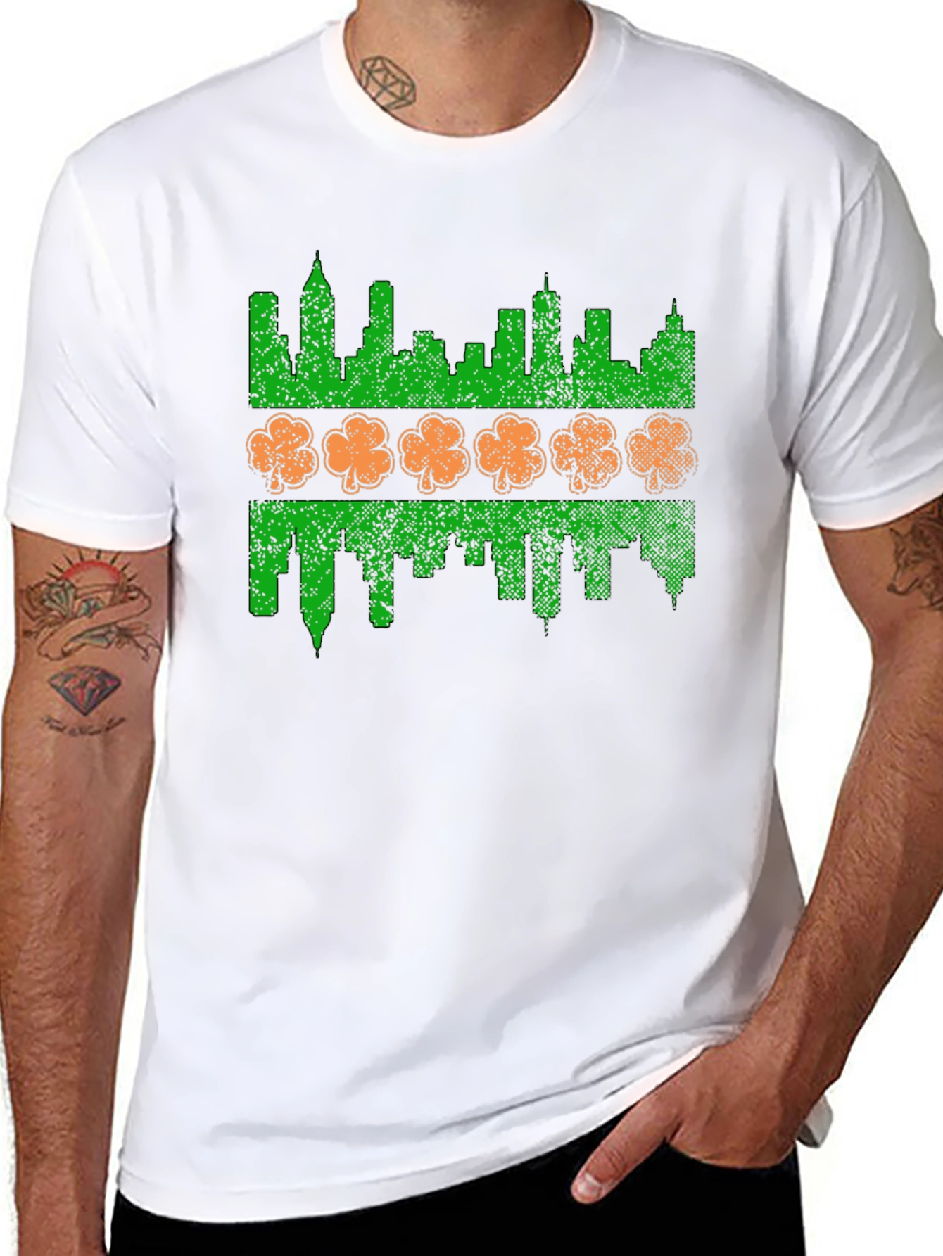 Shamrock Cityscape Graphic Tee
