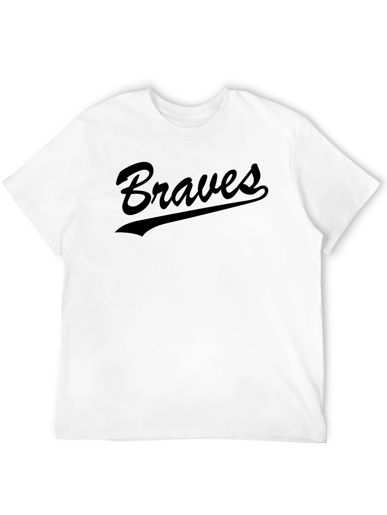 Braves T-Shirt - Black Baseball Fan Apparel