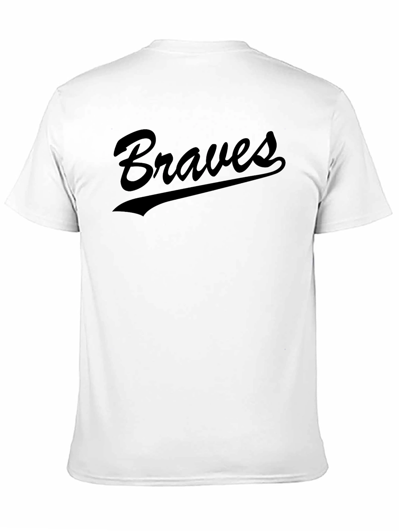Braves T-Shirt - Black Baseball Fan Apparel
