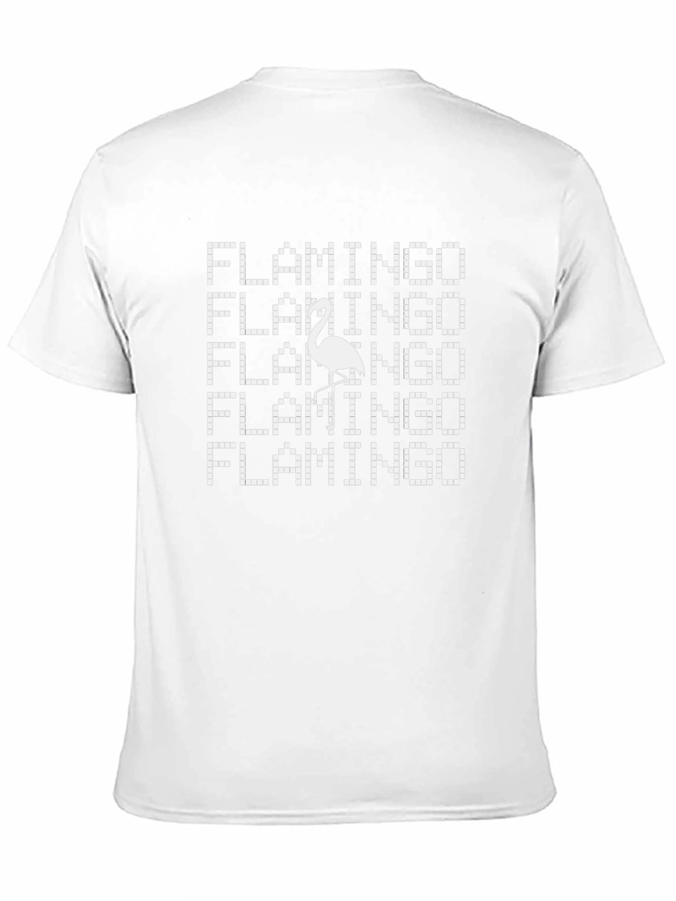 Retro Flamingo Pixel T-Shirt - Cool Graphic Tee