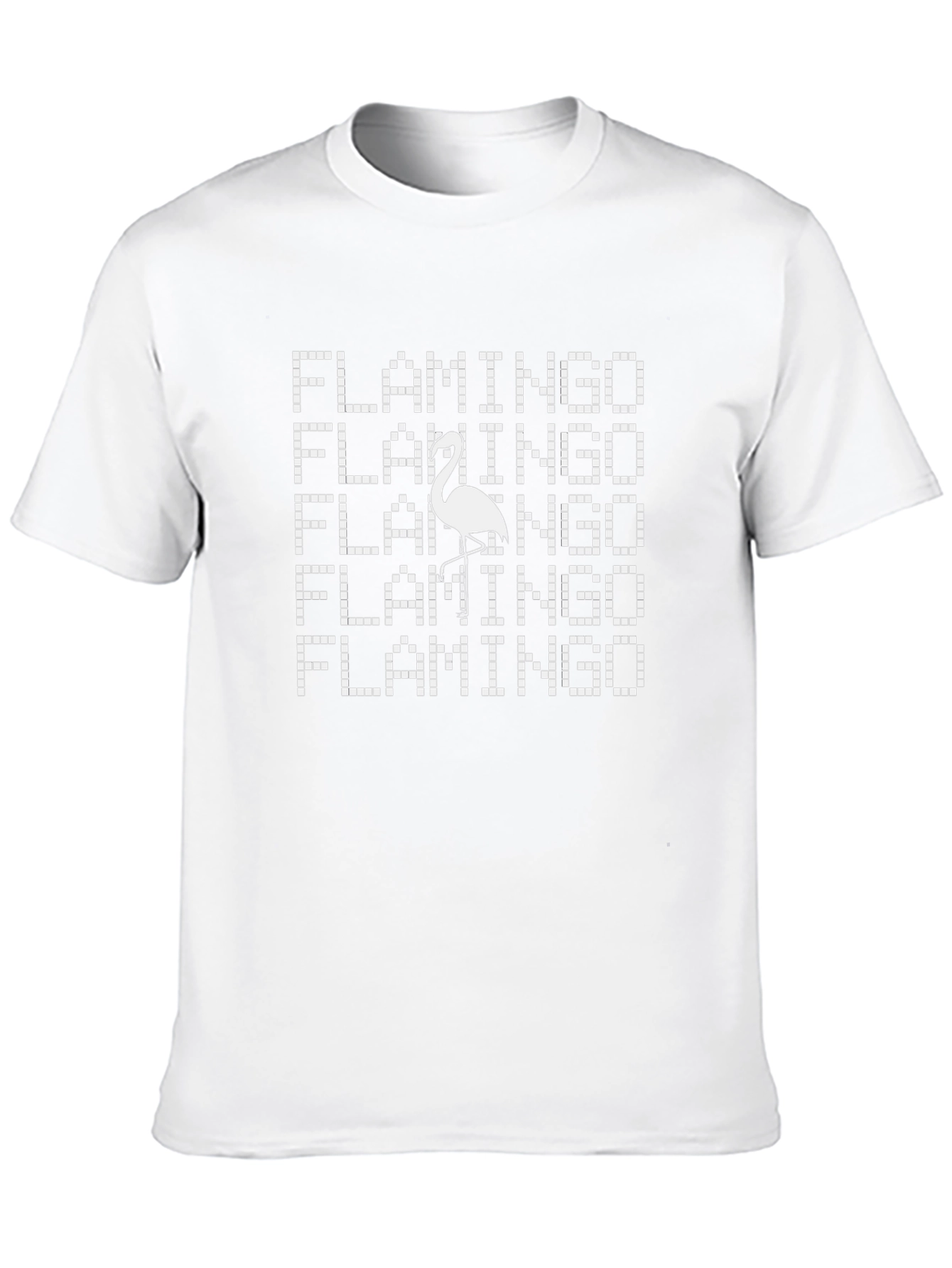 Retro Flamingo Pixel T-Shirt - Cool Graphic Tee
