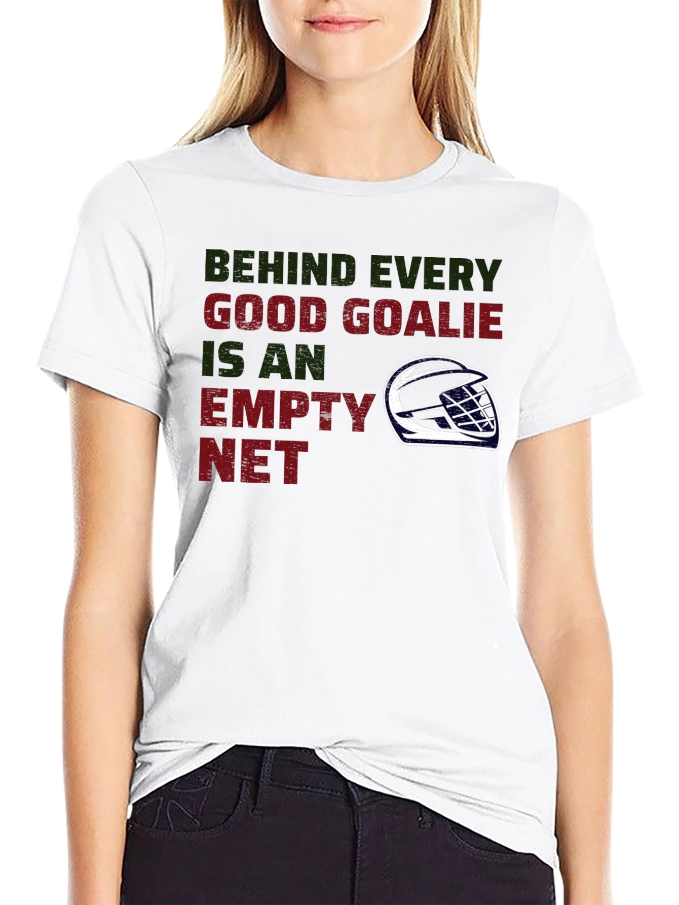 Hockey Goalie T-Shirt - Empty Net Humor