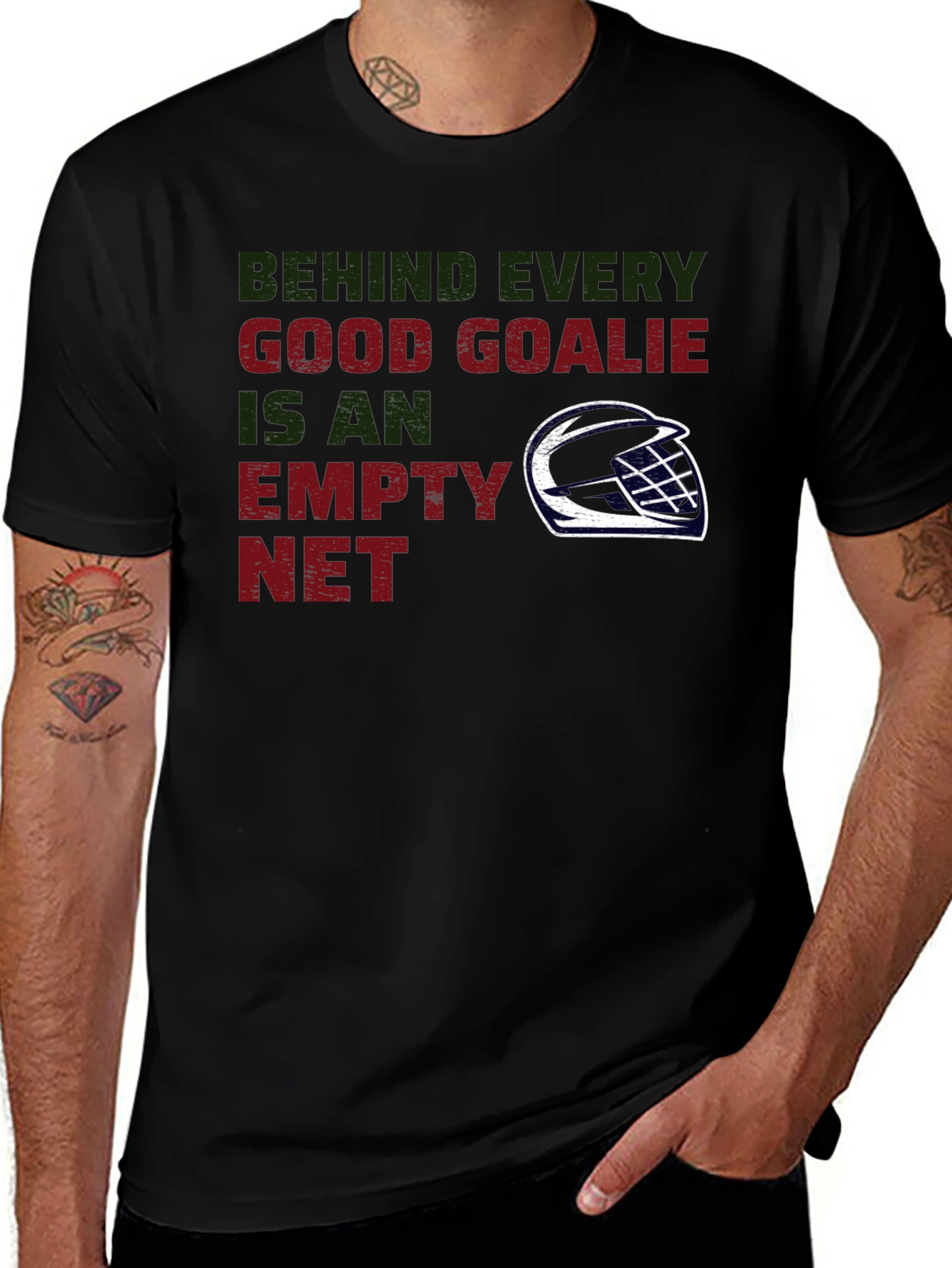 Hockey Goalie T-Shirt - Empty Net Humor