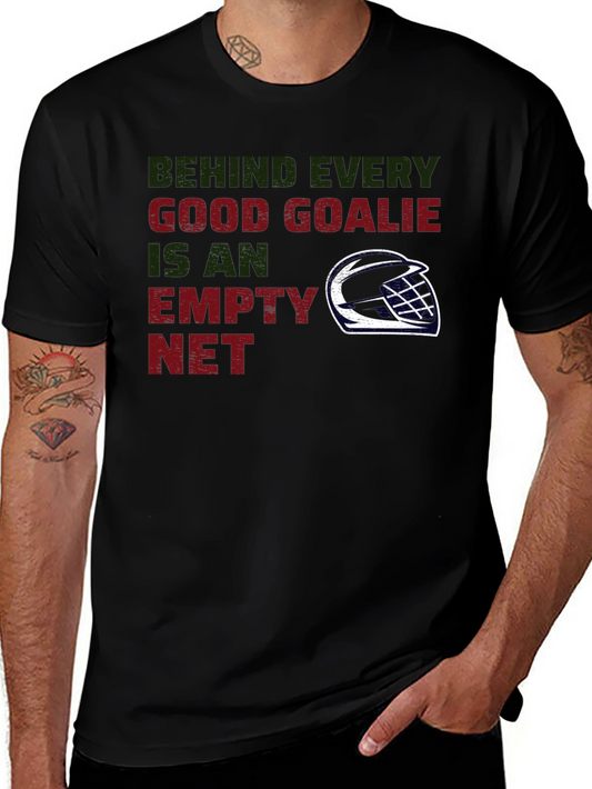 Hockey Goalie T-Shirt - Empty Net Humor