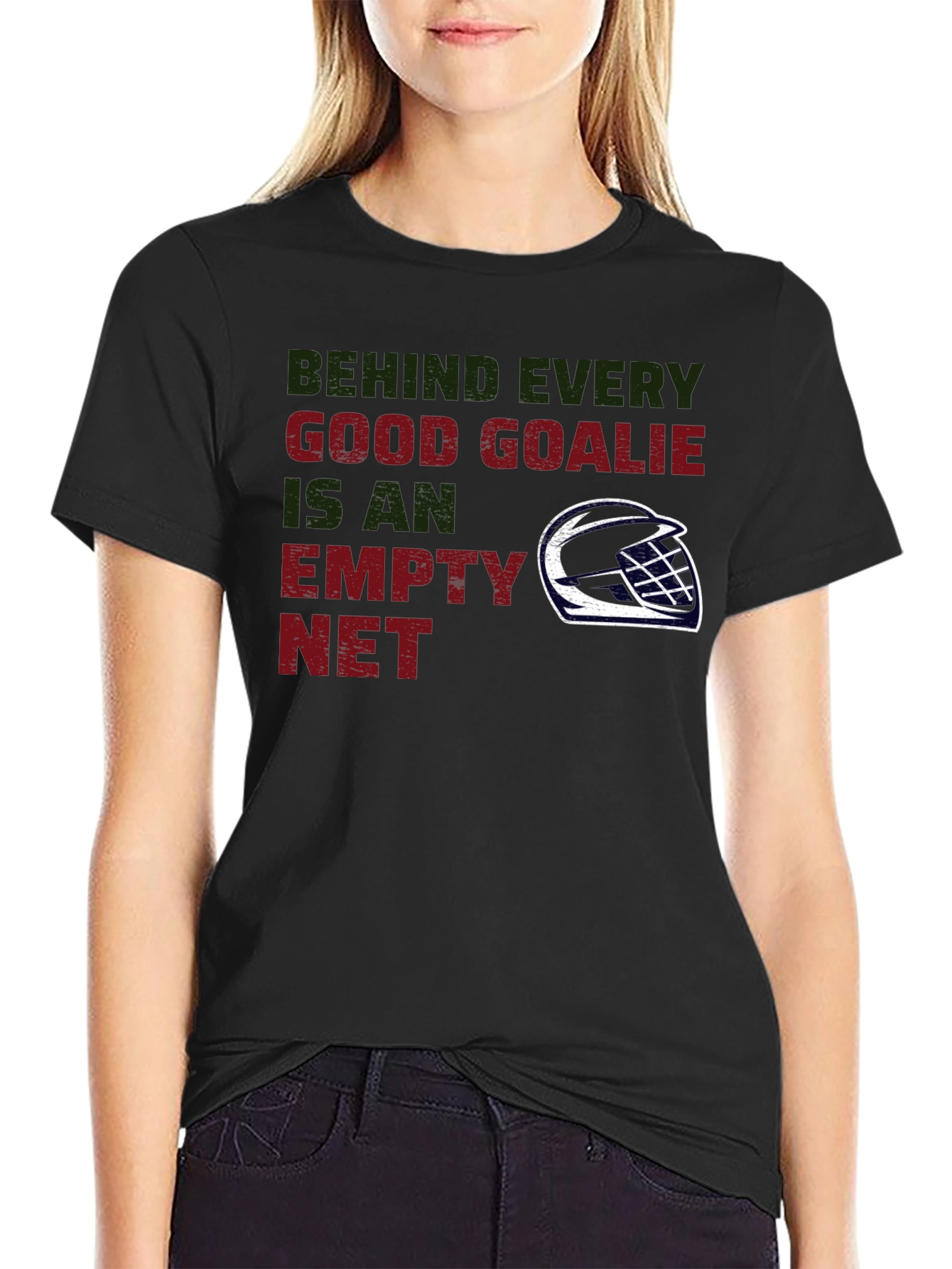 Hockey Goalie T-Shirt - Empty Net Humor