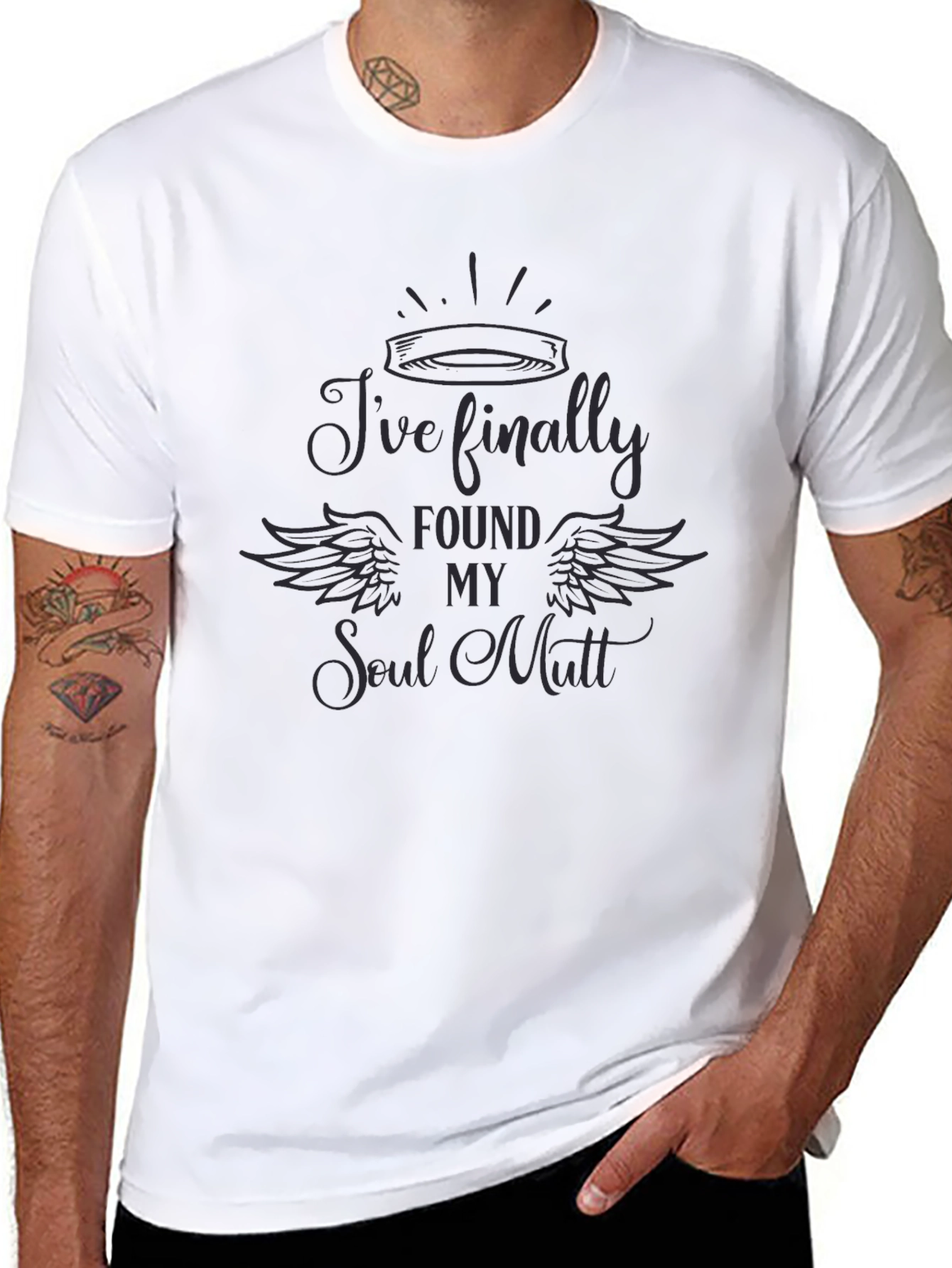 Soul Mutt Graphic Tee - Black