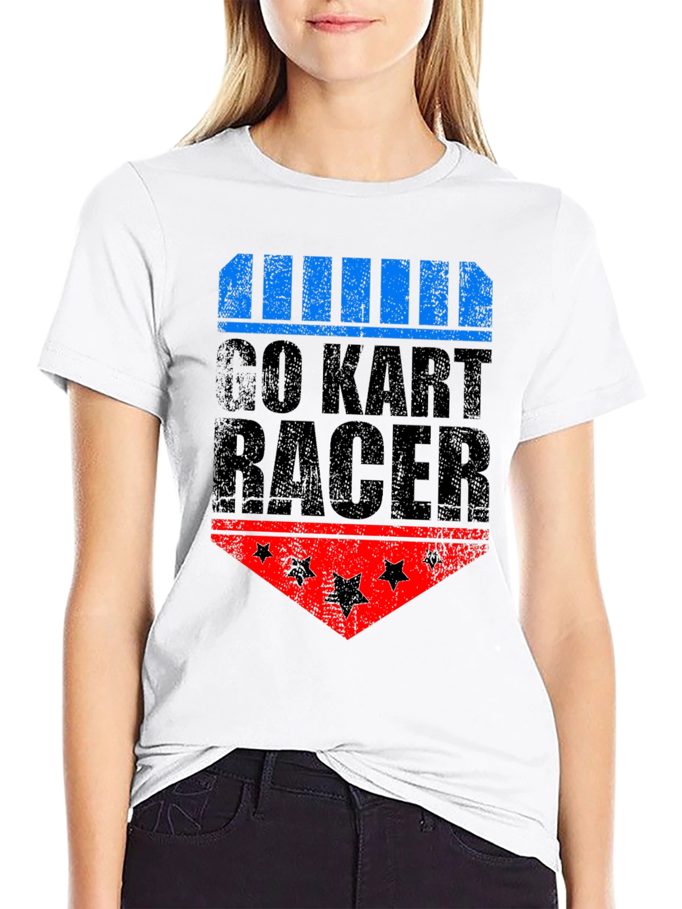Go Kart Racer Graphic T-Shirt - Cool Racing Tee