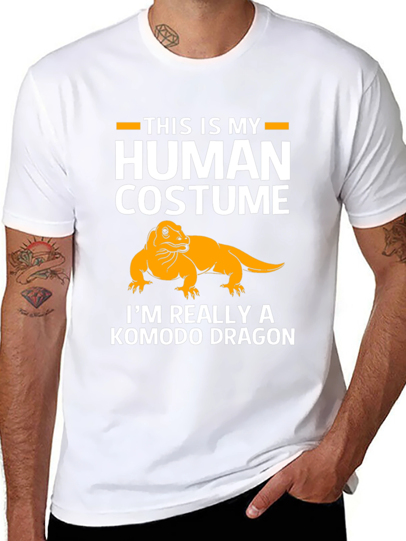 Human Costume Komodo Dragon T-Shirt