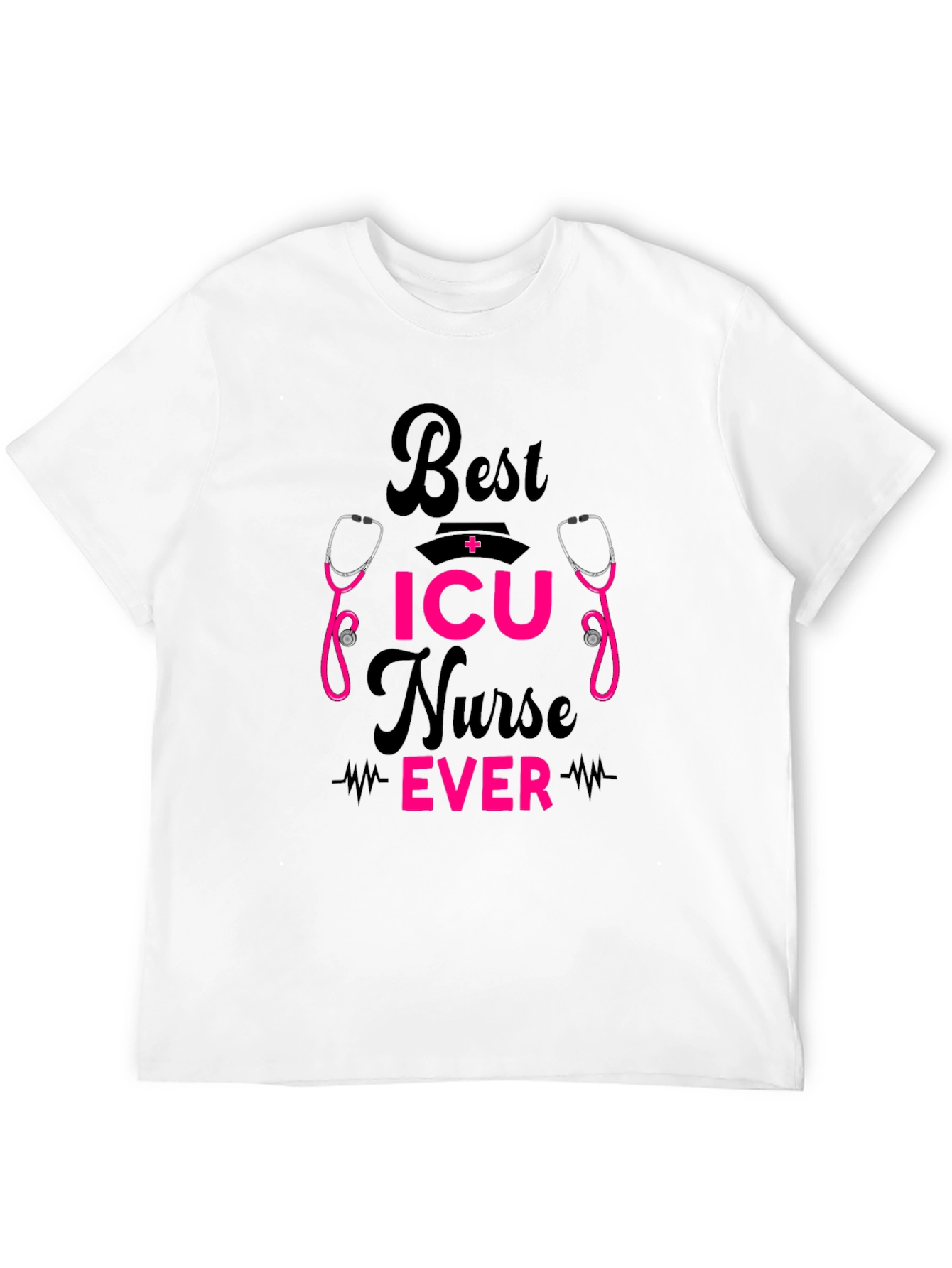 Best ICU Nurse Ever Graphic Tee