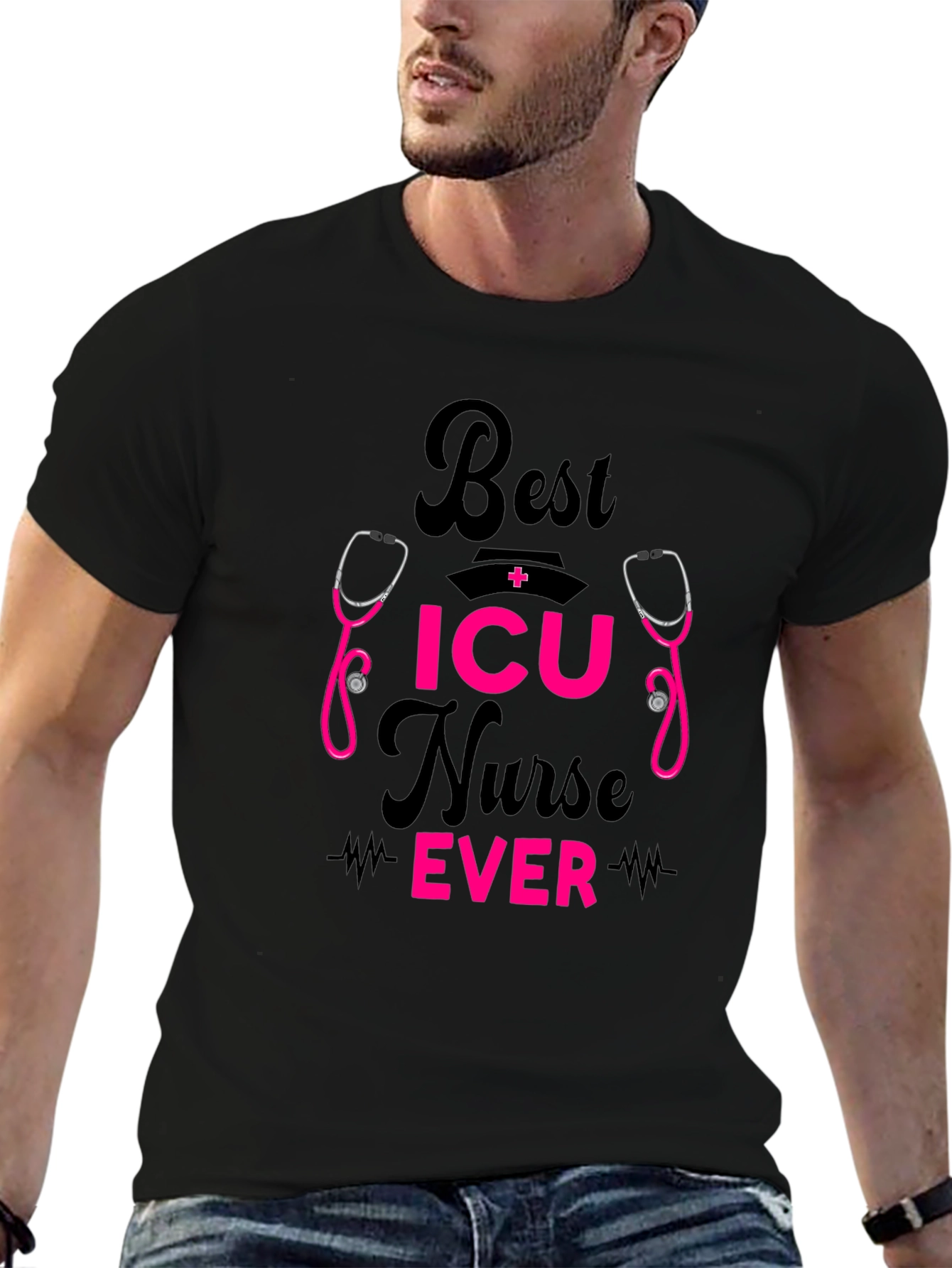 Best ICU Nurse Ever Graphic Tee